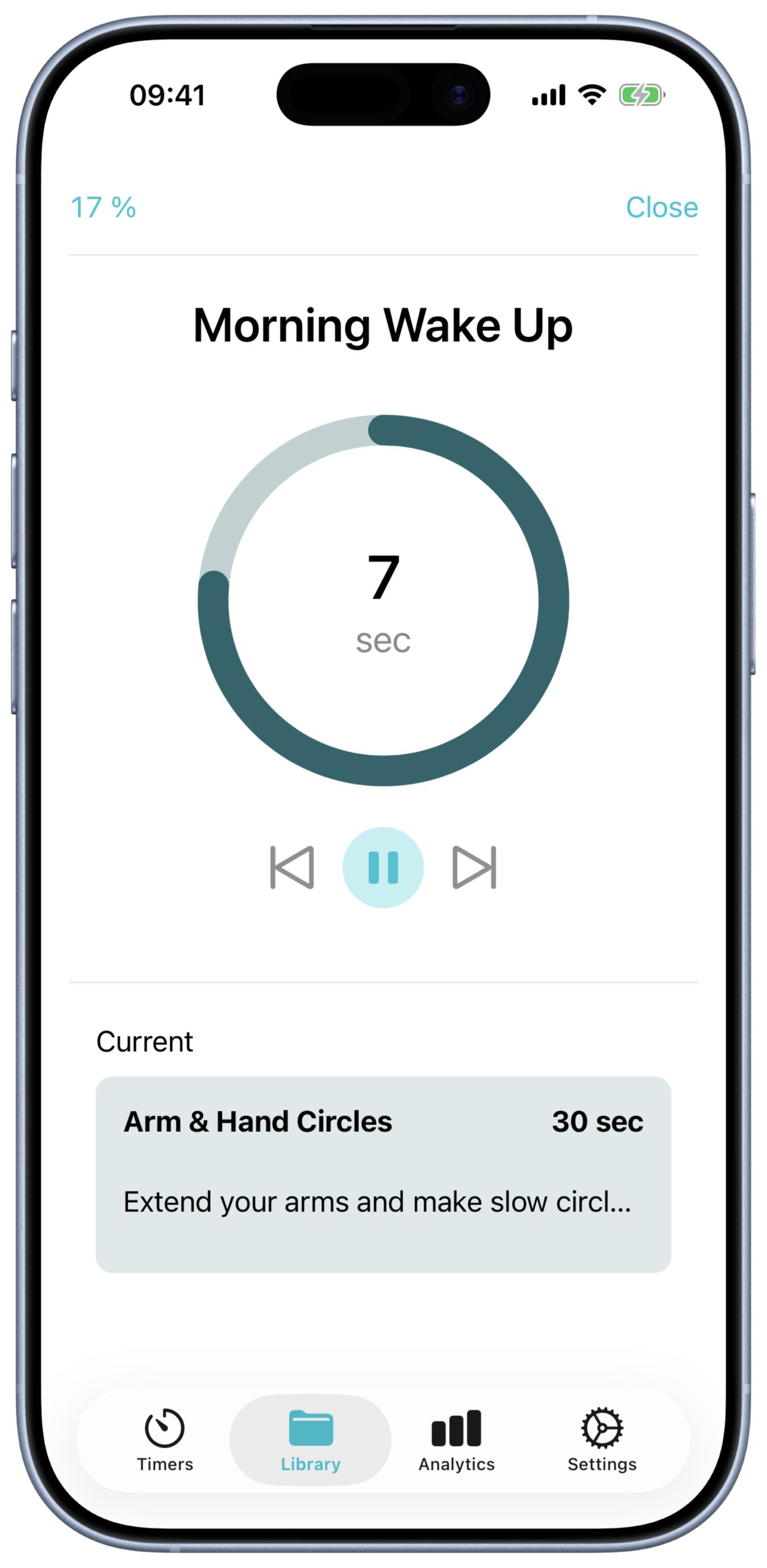 Quick start with your last session, favorites, and workouts